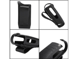 HURRISE Cubierta de Walkie Talkie P6600 Cubierta para Radio Bidireccional con Clip y Parte de Video Separada de Nylon