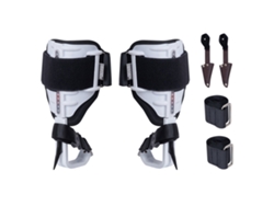 Picos de escalada de árboles Succebuy, espuelas de aluminio para trepar, equipo de arboricultura, color blanco