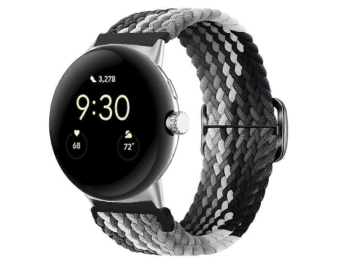 Correa de nailon trenzado con hebilla para reloj Google Pixel