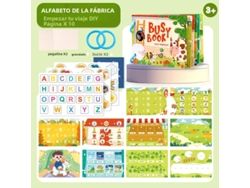 Libro de ortografía infantil con pegatinas MDUG (Estilo 3)