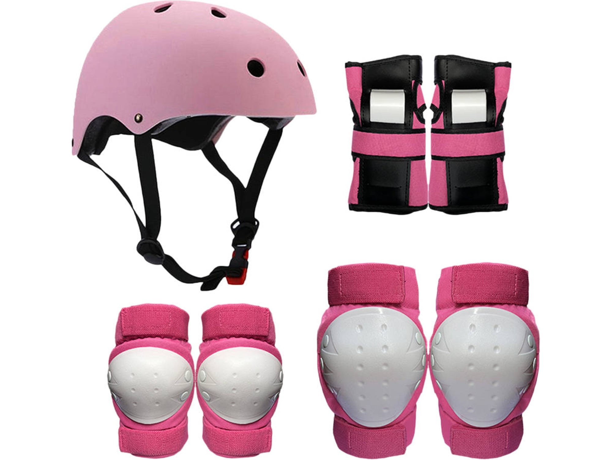 Conjunto de Equipo de Ciclismo Protección ANSELF Rosa (7)