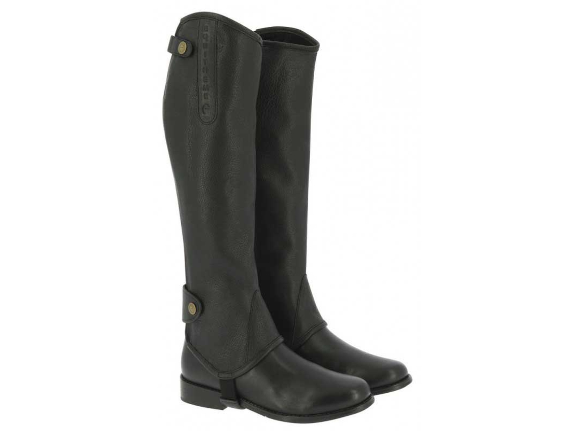 Metade de Capítulos Leather Soft Preto Xs / Regularequitheme