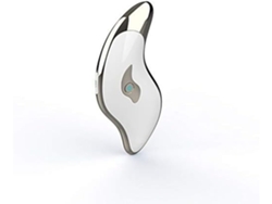 Gua Sha - Herramienta de belleza y cuidado de la piel para rostro y cuello, tamaño de viaje, con calefacción, ideal para regalo, facial, ojos y cuerpo, color blanco Yunzii