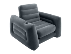 Silla extraíble INTEX Gris PVC