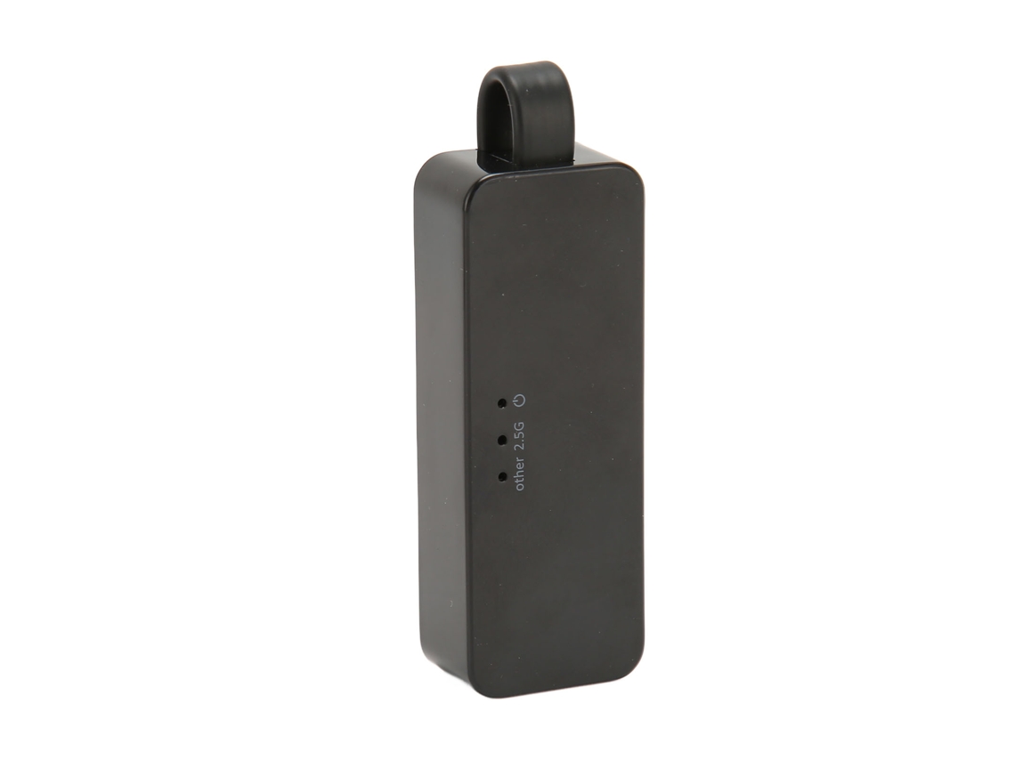 Adaptador USB a RJ45 Baoj-2026 de 2500 m, Plug and Play, USB 3.0 Ethernet LAN para portátiles y tabletas - Negro