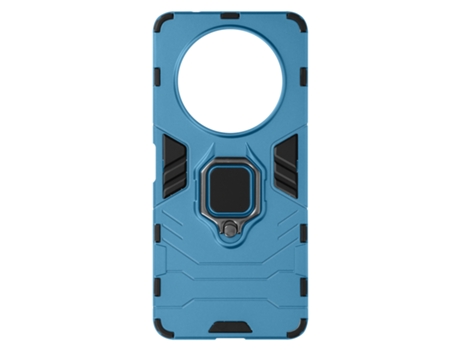 AVIZAR Carcasa para Xiaomi Redmi A3 Antigolpe Anilla Metálica Azul Claro
