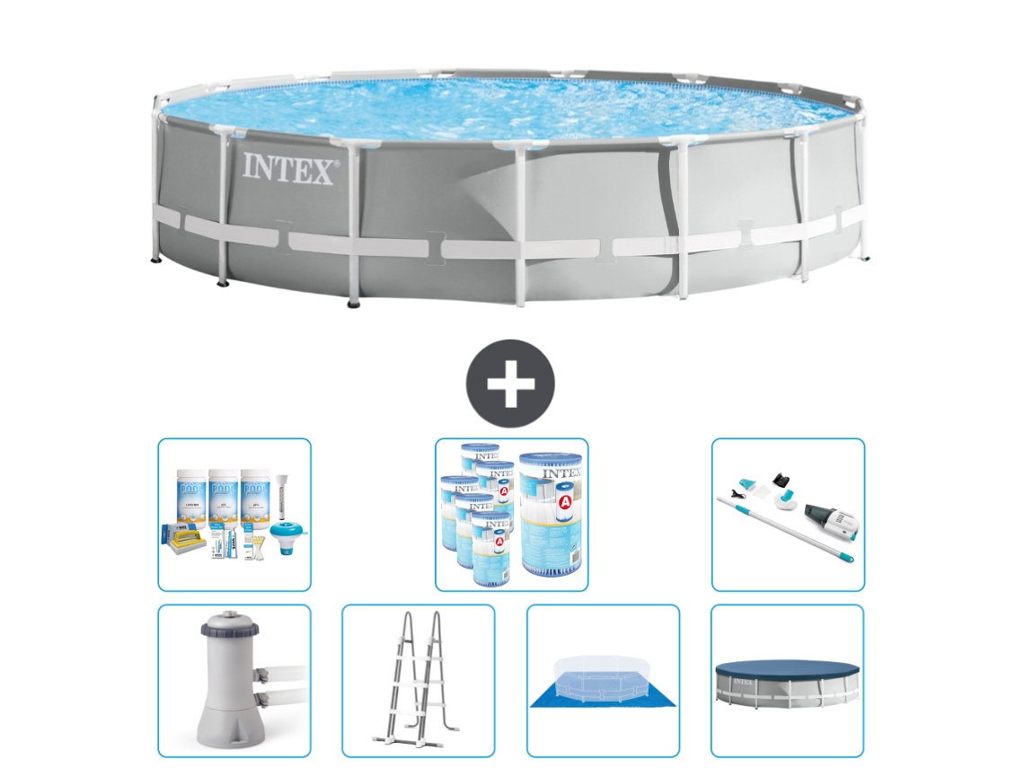 Piscina Tubular INTEX 26724GN-CB45 (14614 L - 457x107cm)