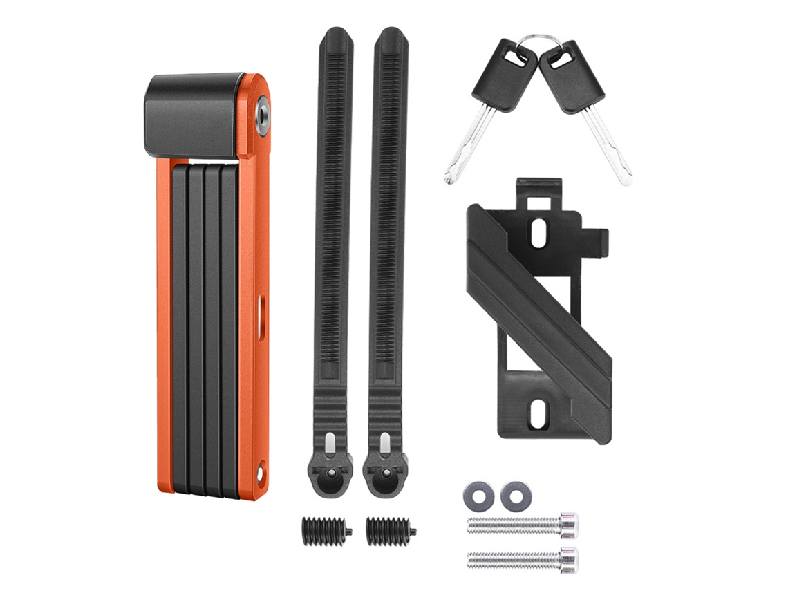 2026-candado Plegable Antirrobo Para Bicicleta Moto Cadena De Seguridad Accesorios Bicicleta
