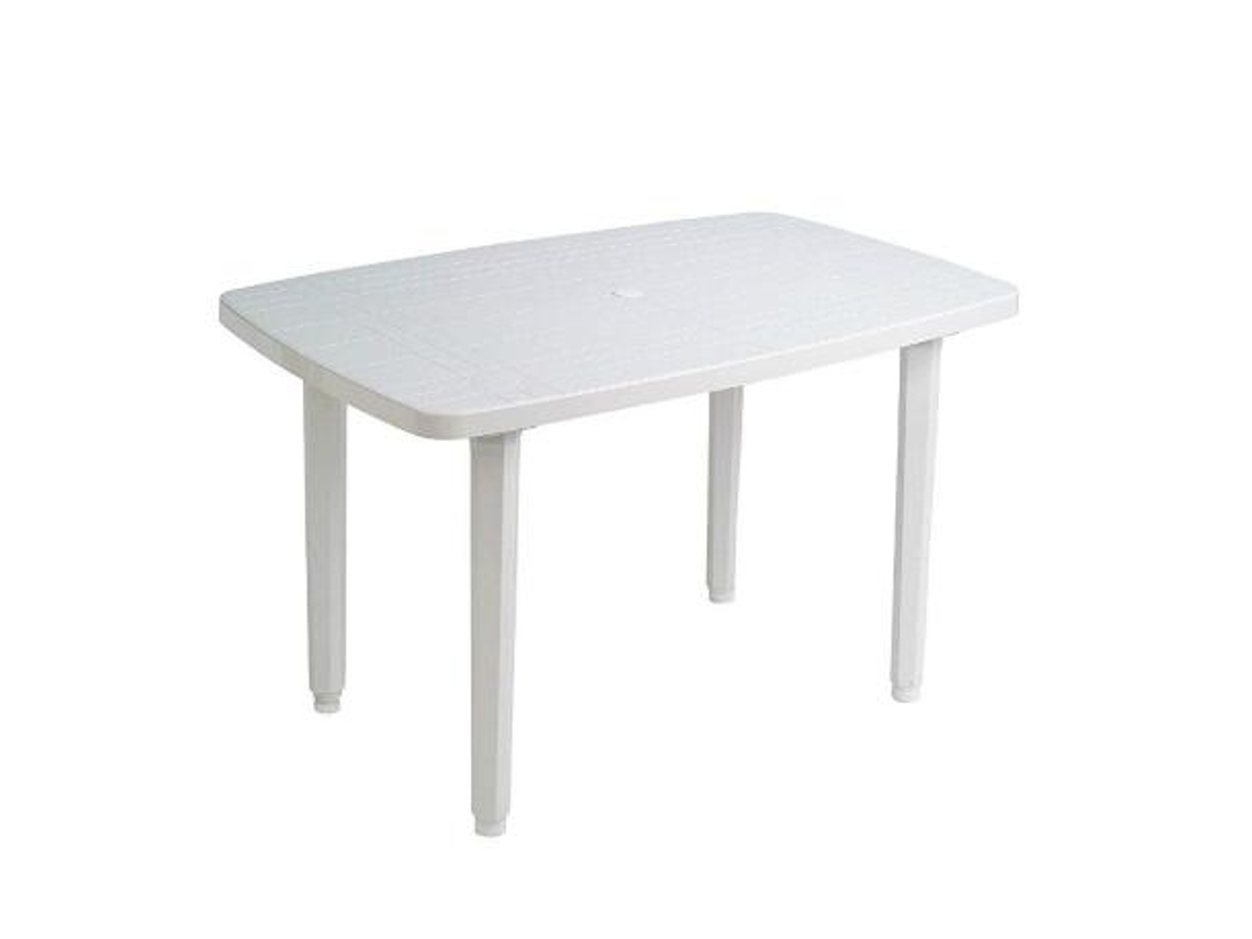 Mesa resina 140x90 cm blanca 4022