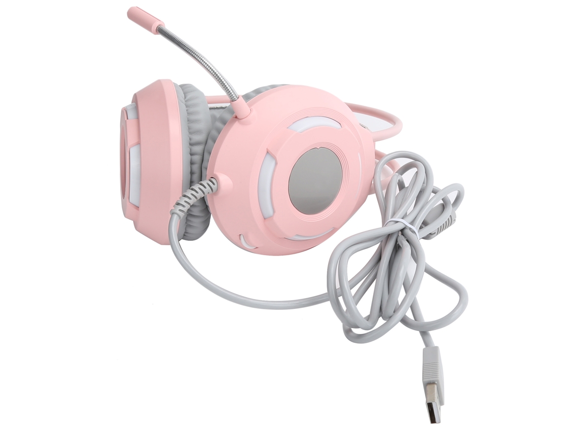 Ajazz 7.1 Auriculares Gaming Overear Rosa Usb