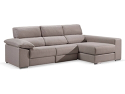 Chaise Longue BAZAR MONDIALE Milan (Beige - Madera)