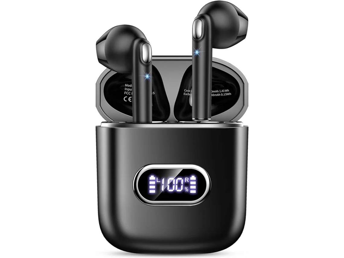 Auriculares Sem Fios Hd Intra Som Estéreo Yizhood Bluetooth Negro