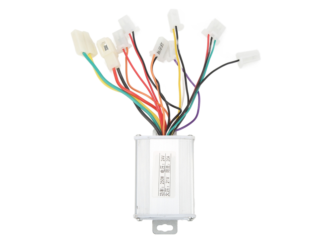 Controlador De Motor De Cepillo Para Scooter, Caja De Control De Velocidad Para Bicicleta Eléctrica, Triciclo, 24 V, 250 W