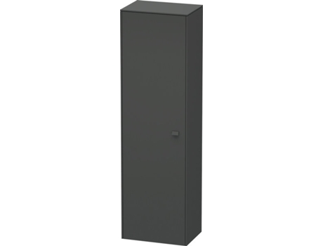 Armario alto DURAVIT Brioso 177,0x52,0x36,0 cm 1 puerta abatible a la izquierda 1 estante de madera 3 estantes de cristal