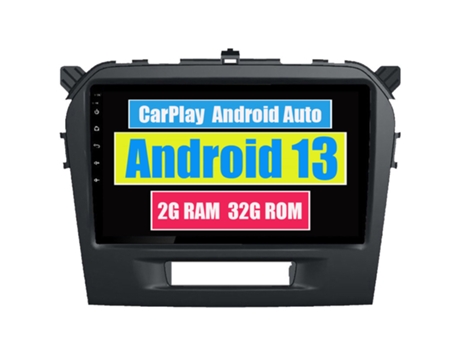 Autoradio Multimedia ROVERONE para Suzuki Vitara 4 2014 - 2018 CarPlay Android Coche Radio Bluetooth Navegación