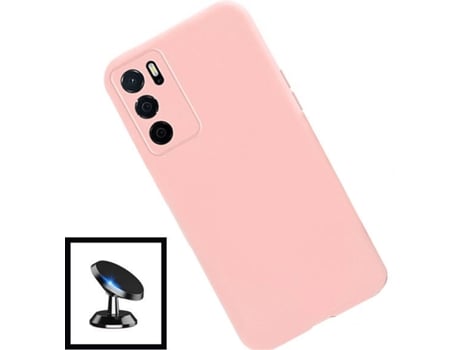 Kit Carcasa + Protector de Pantalla + Soporte Oppo A54s PHONECARE Silicona Liquida