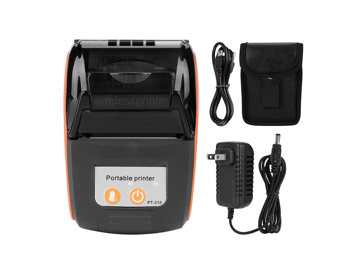 Impresora de recibos portátil (conexión Bluetooth, impresión térmica)