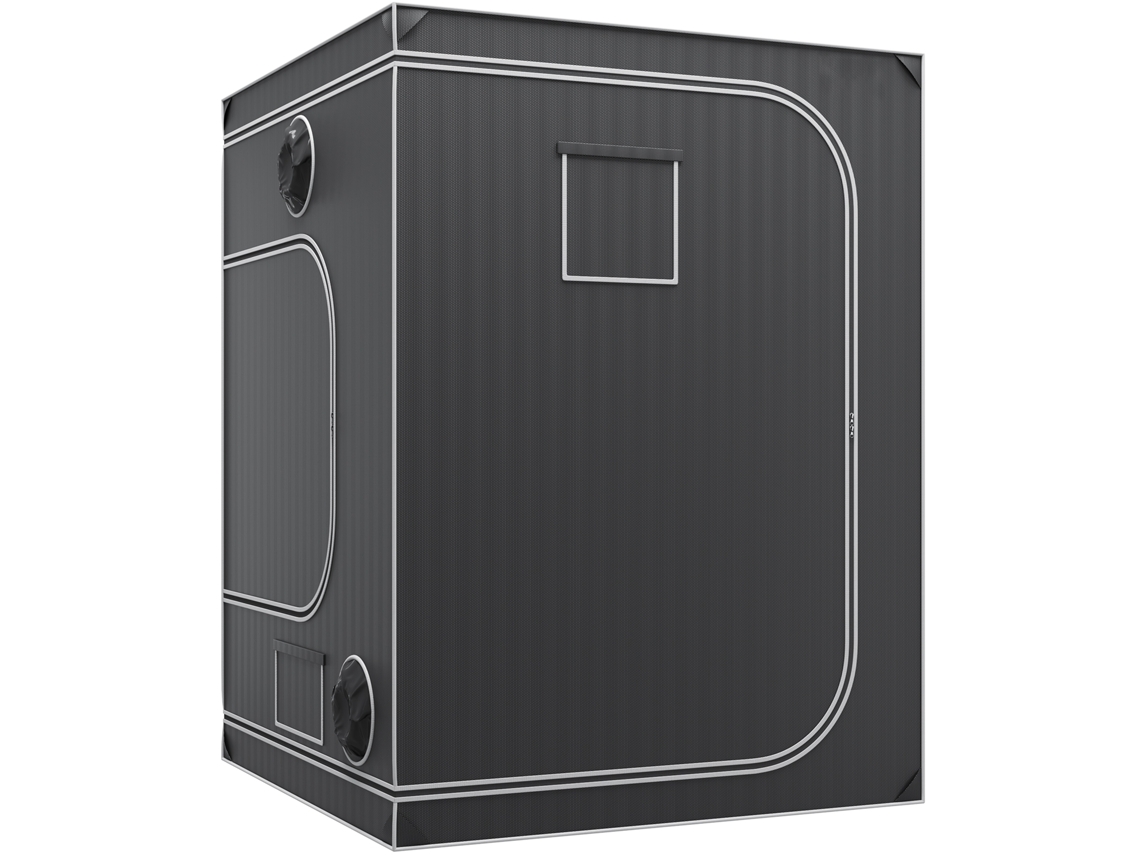 Tienda de cultivo hidropónico interior SUCCEBUY de 60 x 60 x 80 pulgadas con ventana, puerta y bandeja