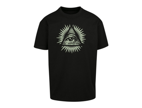 Camiseta para Unisexo MISTER TEE (2XL - Algodón - Negro)