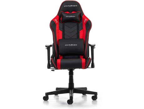 Silla Gaming Dxracer prince sr p132 hasta 150 kg elevador a gas clase 4 y rojo original 185