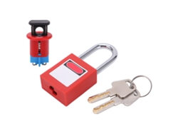 Dispositivo De Bloqueo Para Interruptor Miniatura Seguridad Bloqueo De Interruptor Eléctrico Industrial (mpci+candado 38mm)