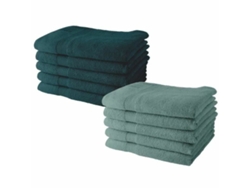 Set de Toallas TODAY 5 peacock 5 cecidon 50 x 90 cm (10 Unidades)