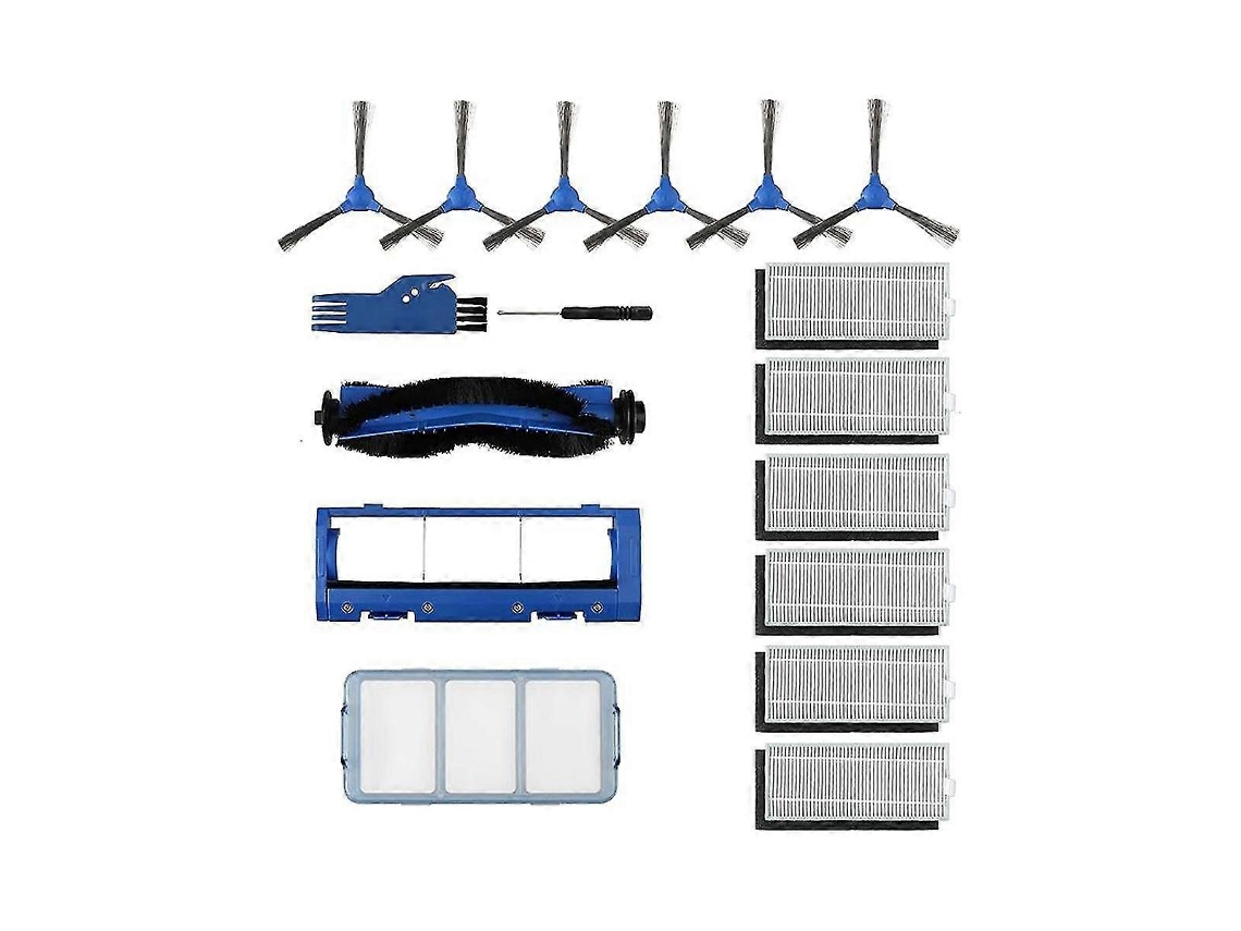 Apto para accesorios de barredora: cepillo lateral 11s, filtro Robovac 30, cepillo principal, rodillo y cubierta.