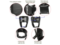 Urbannova-casco De Entrenamiento De Boxeo, Artes Marciales, Kick Sparring, Protector Facial Con Cinta De Sujeción De Cuero Pu Para Deportes Al Aire Libre.