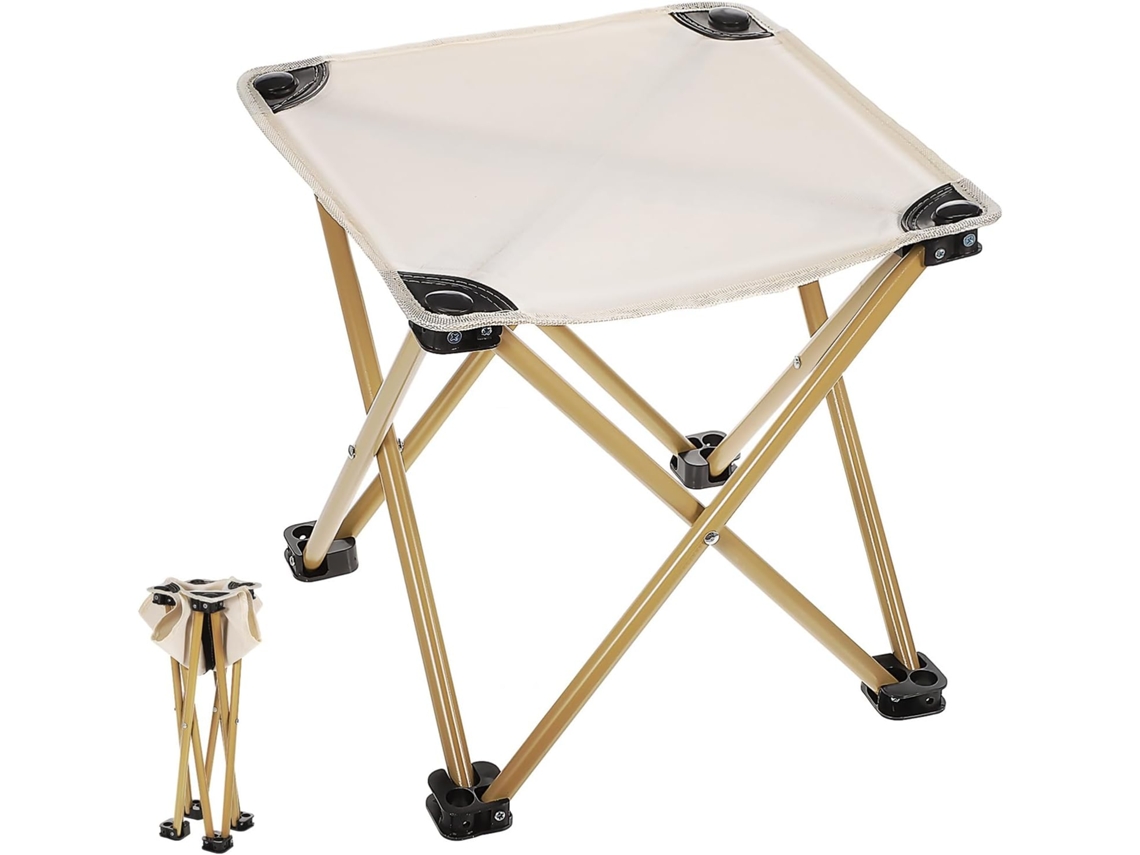 Taburete Plegable Portátil Besportble Para Acero Duradera Estable Ideal