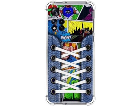 Carcasa para Xiaomi Redmi Note 11 Pro+ Plus 5G TUMUNDOSMARTPHONE Dibujos Antigolpes Zapatillas 14 Multicolor