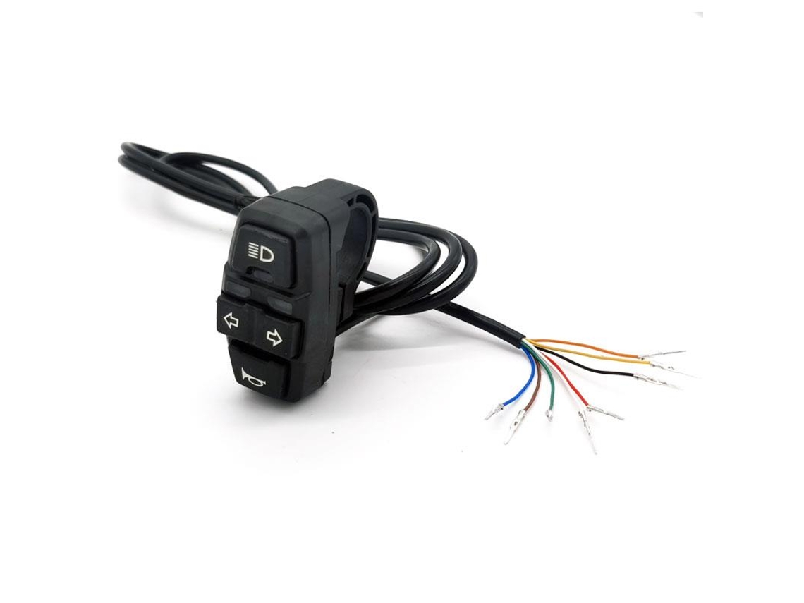 Botonera Bsk321 Con Intermitentes, Luz Y Claxon Con Conector Sm 1,5m