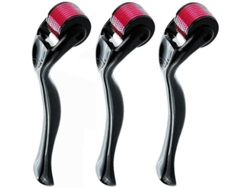 Rodillo De Microagujas Derma Roller 540 - Paquete De 3 (0,25 Mm/0,5 Mm/1,0 Mm) Aprobado Por La Fda Yeg