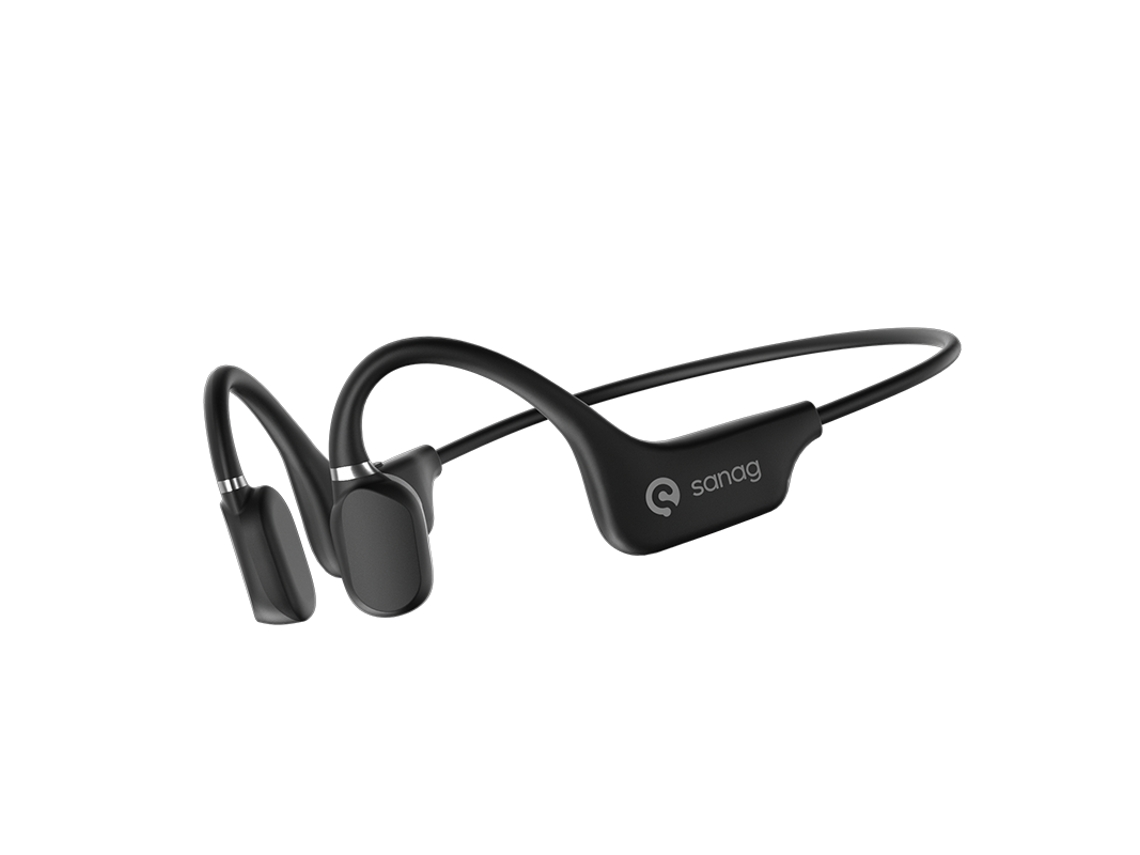 Fones de Ouvido Sem Fio MDUG Bluetooth 5.3 com Microfone, Condução Óssea, À Prova D'água e 32 Gb de Armazenamento (brancos)