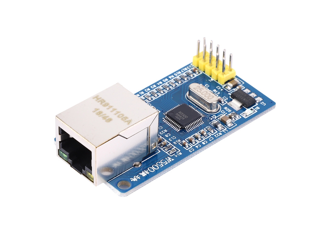 Módulo Ethernet 2026as-W5500 con interfaz periférica serie, compatible con protocolos TCP/IP, 3,3 V 5 V