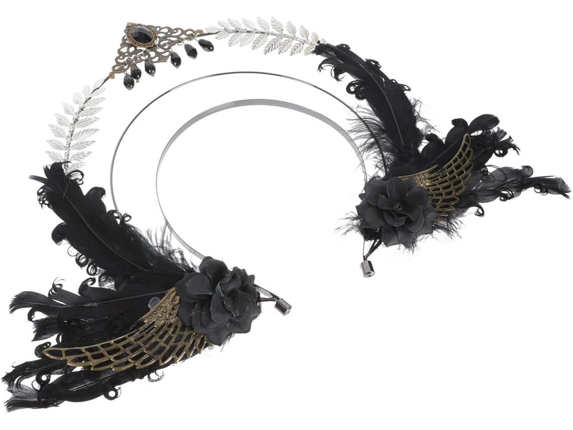 Diadema De Disfraz Splash Guard De 1 Pieza Para Mujer Con Casco De Cristal Dorado