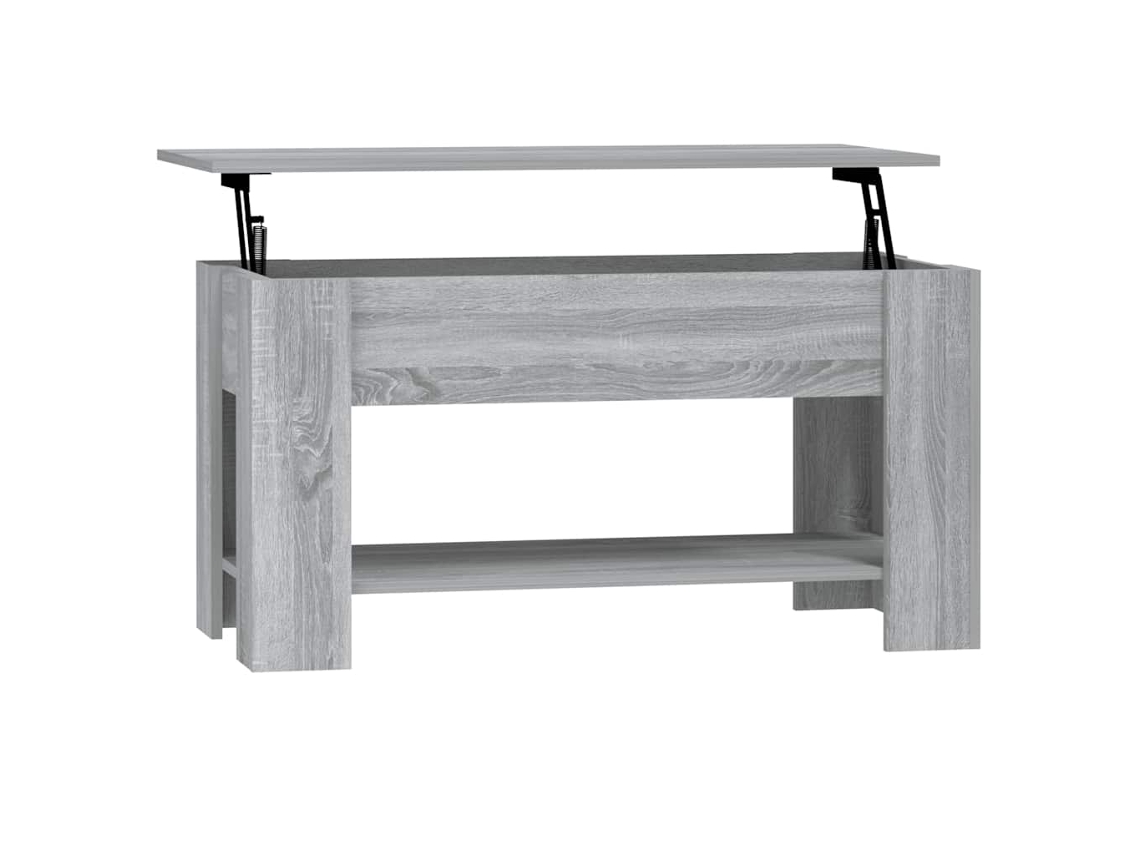 Mesa de centro Sonoma, gris, MAISON EXCLUSIVE, 101x49x52 cm