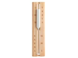 Reloj De Arena De Madera Con Temporizador De 15 Minutos Para Sauna, Spa Y Ambiente Doméstico. Accesorio Práctico.