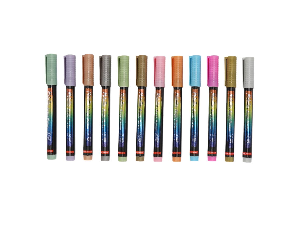 Lápices para pintar uñas Kkml-12pcs con punta elástica DIY para decoración diaria de uñas