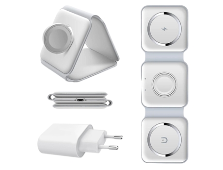 Cargador iPhone Magsafe Blanco + Base