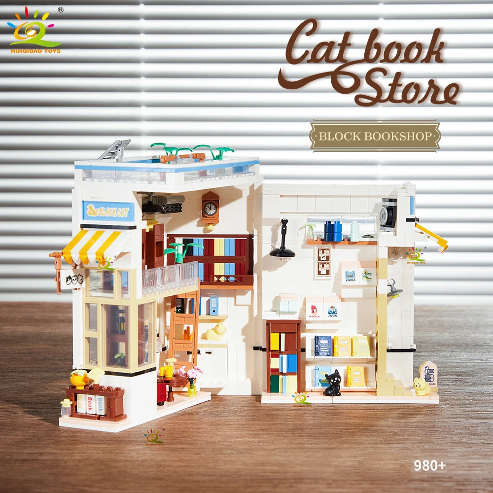 Sujetalibros en miniatura, juguete de bloques de construcción (para librerías, floristerías)