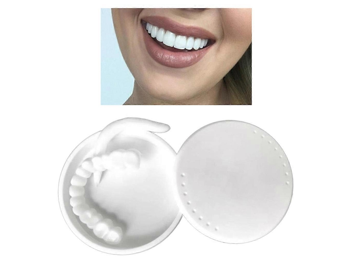 Carillas Instantáneas Blanqueamiento Dentaduras Postizas Ortodoncia Cubierta Dental Sonrisa Clip Superior E Inferior