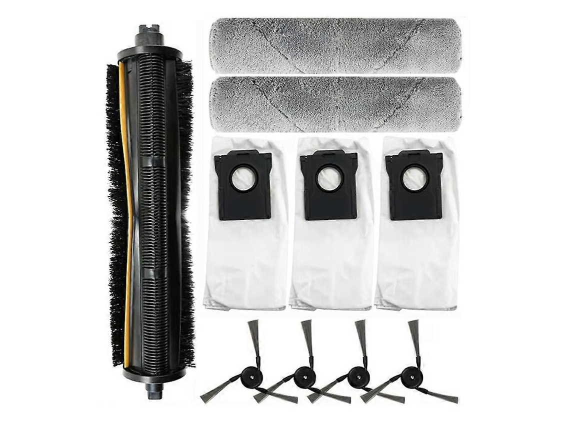 10pcs For Z5 / Z5 Pro / Z50 Ultra Anti- Roller Brush Side Brush Tracked Mop Cloth Dust Bag Spare Pa