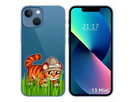 Carcasa iPhone 13 Mini (5.4) TUMUNDOSMARTPHONE Dibujos Transparente Multicolor