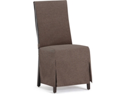 Funda de Silla EYSA Premium Valeria Pack de 2 Fundas Universal (45 x 40 x 135 cm - Poliéster y Algodón - Marrón)