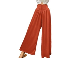 Pantalones Casuales De Verano Para Mujer, De Talle Alto, Elásticos Y Con Bolsillos.
