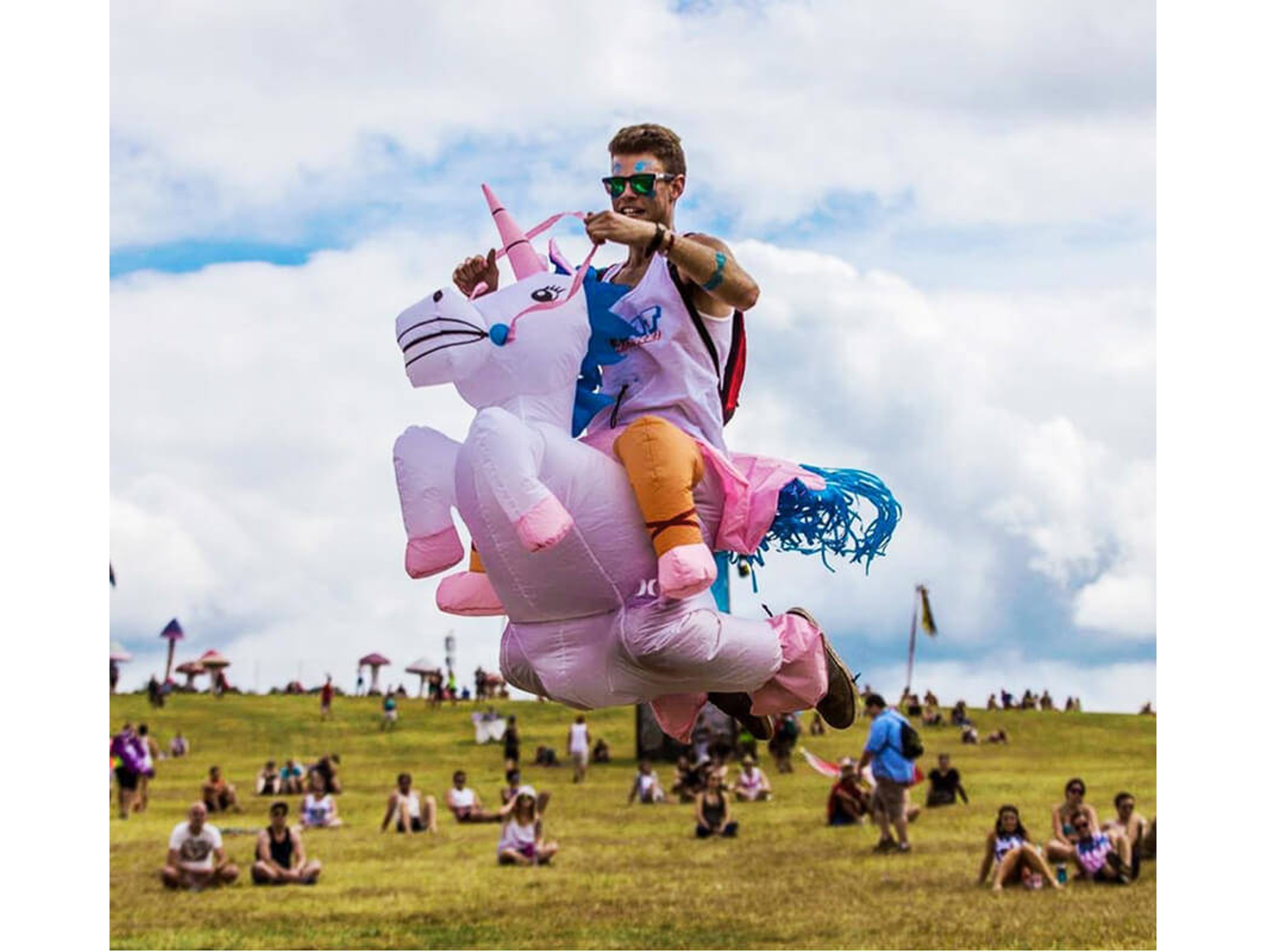 Disfraz hinchable online unicornio
