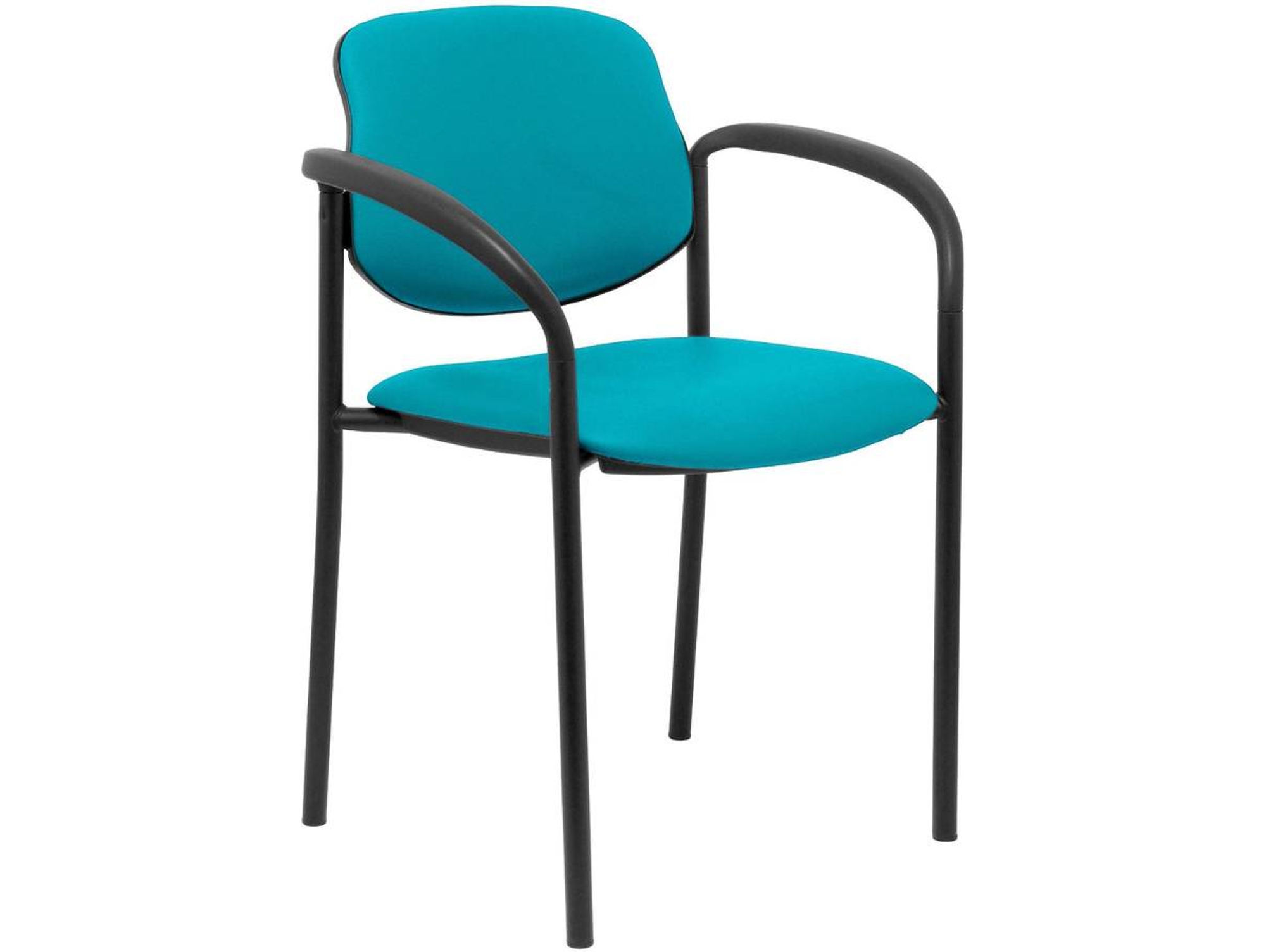 Silla de Confidente PIQUERAS Y CRESPO Villalgordo Verde Marino (Brazos)