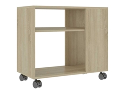 Mesa auxiliar Sonoma MAISON EXCLUSIVE de madera de roble procesada 70x35x55 cm