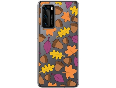 Carcasa Huawei P40 TUMUNDOSMARTPHONE Dibujos Transparente Multicolor