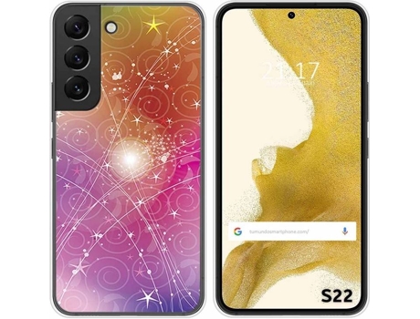 Carcasa Samsung Galaxy S22 5G TUMUNDOSMARTPHONE Dibujos Abstracto Multicolor